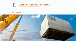 Desktop Screenshot of gantrycranetraining.com