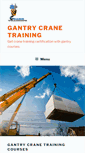 Mobile Screenshot of gantrycranetraining.com